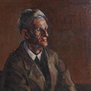 BENTHAM WALKER Richard Ian 1925-2009,portrait of a man,1907,Burstow and Hewett GB 2020-03-18