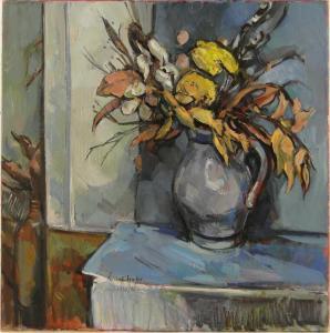 BENTHAM WALKER Richard Ian 1925-2009,Still life of flowers,Burstow and Hewett GB 2015-12-16