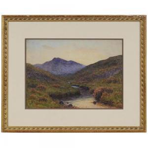 BENTLEY Charles Edward 1886-1922,Highland Mountains,Brunk Auctions US 2017-09-15