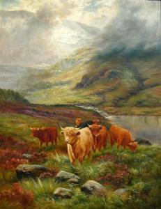 BENTLEY J,Highland Cattle by Loch,Westbridge CA 2016-06-05