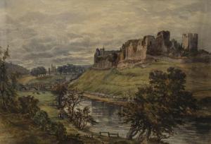 BENTLEY J,Richmond Castle from the River,1897,Rowley Fine Art Auctioneers GB 2021-09-11