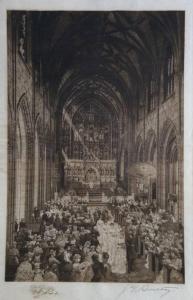 BENTLEY James T 1800-1800,Interior Westminster - Abbey Wedding,1885,Ro Gallery US 2008-01-26