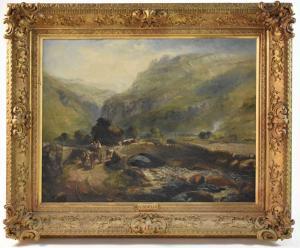 BENTLEY Joseph Clayton 1809-1851,Highland landscape,1835,Halls GB 2021-12-08