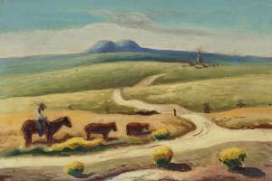 BENTON Thomas Hart 1889-1975,High Plains,1953,Christie's GB 2024-04-18