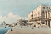 BENVENUTI Eugenio 1881-1959,A view of the Doges Palace, Venice,Christie's GB 1999-06-15