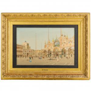 BENVENUTI Eugenio 1881-1959,Piazza San Marco,1912,Wannenes Art Auctions IT 2024-02-06