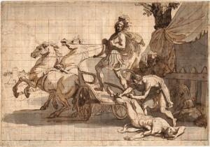 BENVENUTI Pietro 1769-1844,Achill schleift den Leichnam Hektors,Galerie Bassenge DE 2022-12-02