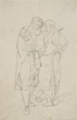 BENVENUTI Pietro 1769-1844,Tre figure virili ammantate (Studio per la Congiur,Gonnelli IT 2012-11-17