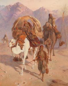 BENWELL Joseph Austin 1816-1886,Sunset in the Valley of Sinai,Bonhams GB 2023-10-25