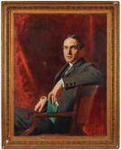 BENZIGER August 1867-1955,Porträt Mr. Meyer, N.Y. USA,Dobritz DE 2019-03-16