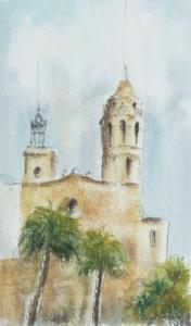 BEQUE Merce 1900-1900,Iglesia de Sitges,Subarna ES 2010-04-21