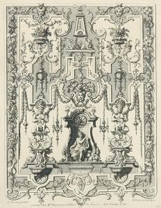 BERAIN Jean I,Paris Wanddekorationen mit allegorischen Darstellu,1708,Winterberg Arno 2019-10-26