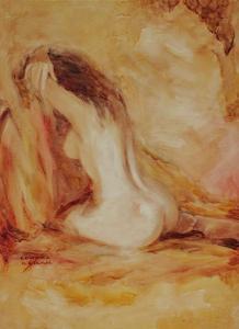 BERAN Lenore 1925-2005,Female Nude,Burchard US 2015-07-26