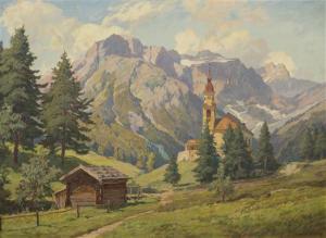 BERAN Leopold 1884-1965,The Church,Hindman US 2012-01-22