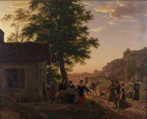 BERANGER Antoine 1785-1867,Le Musicians Ambulante (The Picnic),Dallas Auction US 2021-07-29