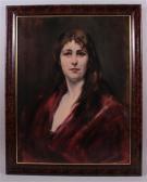BERATON Ferry Peratoner 1866-1900,Damenportrait,1883,Palais Dorotheum AT 2017-12-07
