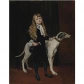 BERATON Ferry Peratoner 1866-1900,Young Girl With A Greyhound,1883,Sotheby's GB 2006-04-25