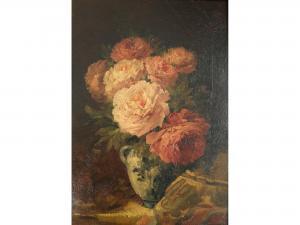 BERAULT C 1900,A VASE OF BLOOMS,Lawrences GB 2018-01-19