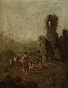 BERCHEM Nicolaes 1620-1683,Ruins in a landscape,Bonhams GB 2013-10-17