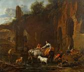 BERCHEM Nicolaes 1620-1683,Shepherds by a Roman Ruin,Lempertz DE 2017-05-20