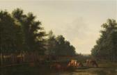 BERCKHEYDE Gerrit Adriaensz 1638-1698,The Haarlemmerhout with the Grote Houtpoort ,Palais Dorotheum 2016-12-19