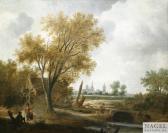 BERCKHOUT G.W 1650-1655,Blick auf Ypern,Nagel DE 2017-02-22