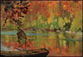 BERCOVITCH ALEXANDRE 1891-1951,Fall Landscape,Heffel CA 2015-11-28