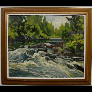 BERCOVITCH ALEXANDRE 1891-1951,RAPID WATER - LAURENTIANS,Waddington's CA 2010-03-15