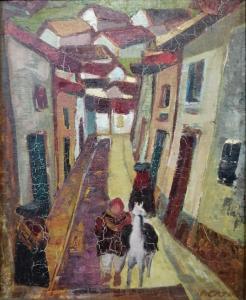 BERDIA Norberto 1900-1984,Calle de Cuzco,Castells & Castells UY 2020-03-04