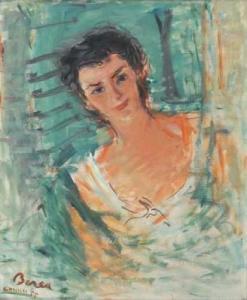 BEREA dimitrij,Jeune femme à la fenêtre,1955,Rossini FR 2009-05-19