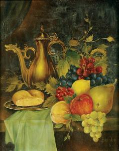 berendom 1800-1800,Still Life with Teapot and Fruit and Still Life wi,Jackson's US 2008-09-23
