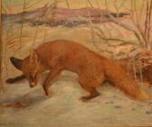 BERENS Alexander Hellier,Fox in a snowy landscape,Andrew Smith and Son GB 2014-09-09