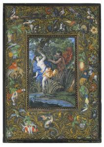 BERENTS Jacob 1679-1747,PAN AND SYRINX, WITHIN AN ELABORATE DECORATIVE BOR,Sotheby's GB 2014-07-09