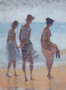BERESFORD WILLIAMS Mary 1931-2018,Three Ladies on the Beach,Mellors & Kirk GB 2023-02-14