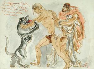 BEREZOWSKA Maja,ALKIBIADES I PLATON,1946,Galeria Marii Ochalskiej w Willi Struvego 2004-08-26