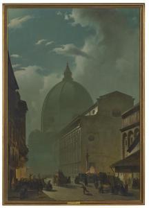 BERG Albert 1825-1884,All'ombre del duono a Firenze,1862,Christie's GB 2022-07-19