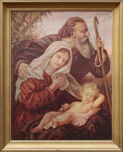 BERG Hardy,Madonna and Child with Shepherd,Clars Auction Gallery US 2013-03-16