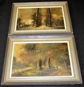BERG Harry 1800-1900,The Beech Avenue and Returning Home,Bamfords Auctioneers and Valuers 2017-03-15