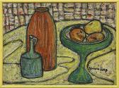 BERG Honora 1897-1985,Still Life of Pitcher and Fruit,Clars Auction Gallery US 2014-05-17