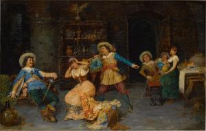 BERGAMINI Francesco 1815-1883,Life of the Party,18th Century,Sotheby's GB 2021-10-25