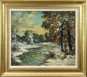 BERGE Elmer S 1892-1956,Snowy River,Clars Auction Gallery US 2015-02-21