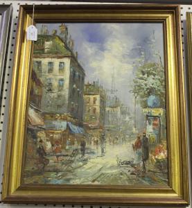 BERGENDORFF Viktor,Paris Street Scenes,20th century,Tooveys Auction GB 2018-04-18