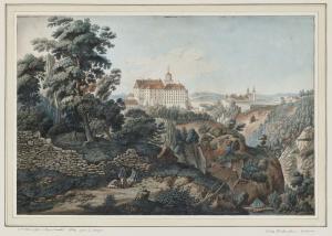 BERGER Daniel 1744-1824,Castle Fürstenstein near Freyburg in Silesia,Neumeister DE 2020-09-23