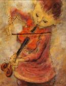 BERGER David 1920-1966,Young Violinist.,Skinner US 2015-11-18