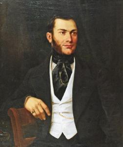 BERGER G 1800-1800,Portret mężczyzny,1848,Rempex PL 2012-04-18