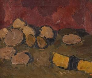 BERGER Hans 1882-1977,Stillleben mit Kartoffeln,1913,Beurret Bailly Widmer Auctions CH 2023-11-03