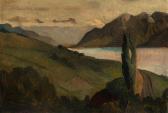 BERGER Jacques 1902-1977,Paesaggio montano con lago,1935,Minerva Auctions IT 2019-05-27