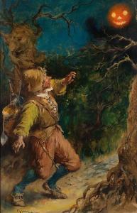 BERGER William Merritt 1872,The Tinker's Giant,Barridoff Auctions US 2015-10-16