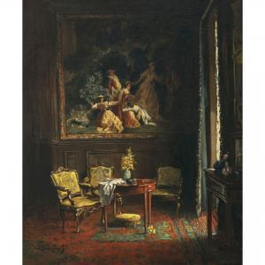 BERGERET Denis Pierre 1846-1910,Interieur,Neumeister DE 2023-12-06