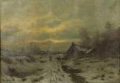 BERGFEY V 1800-1800,Paysage de neige animé,1865,Mercier & Cie FR 2011-10-09